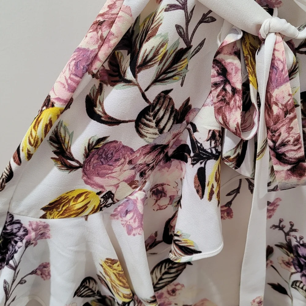 Leith Floral Mid-Length Dress from Nordstrom - Picture 7 of 10